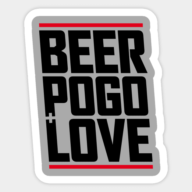 beer, pogo & love Sticker by manuvila